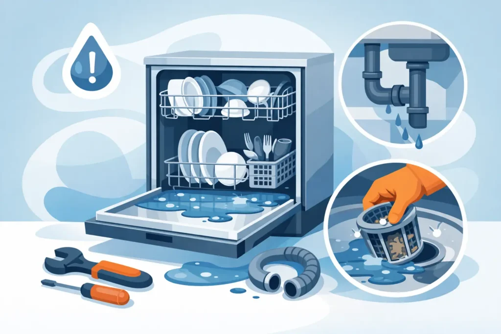Dishwasher Not Draining Repair Steps