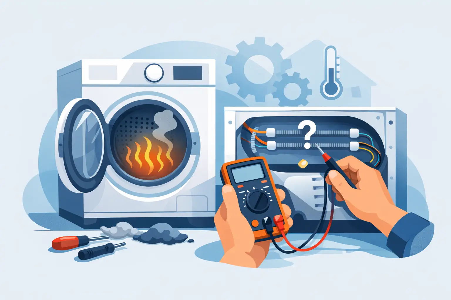 Dryer Not Heating Repair: What to Check