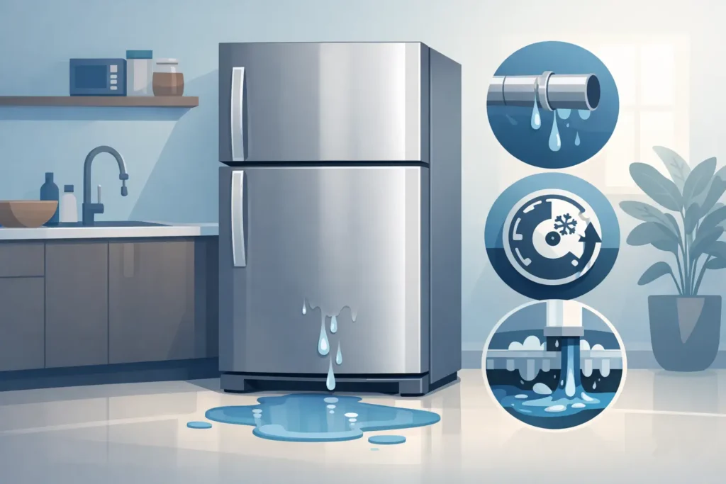 Why Is My Fridge Leaking Water? 7 Common Causes