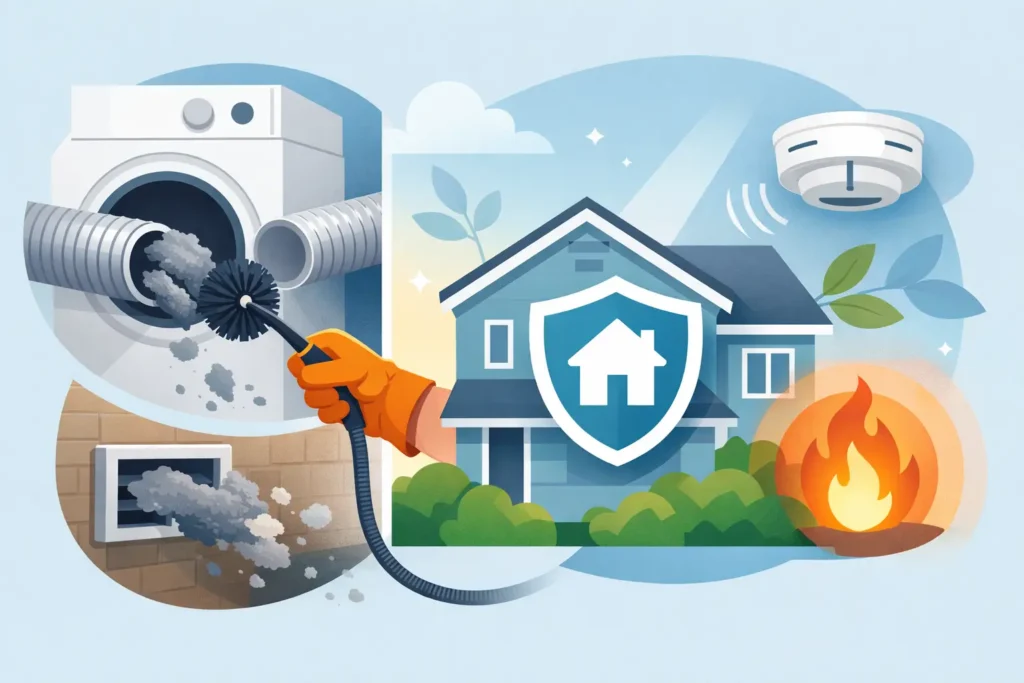 Dryer Vent Cleaning Benefits for a Safer Home