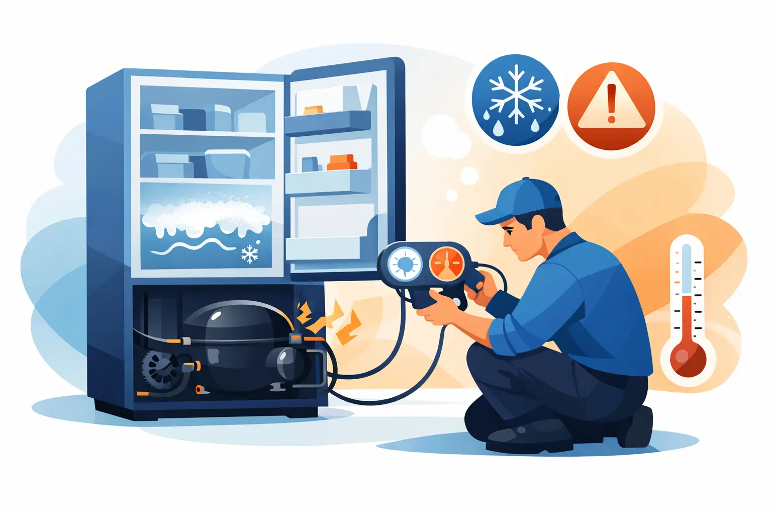 How to Spot a Failing Refrigerator Compressor